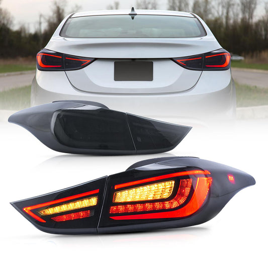 VLAND Led Rear Lamps For 2011-2015 Hyundai Elantra Sedan & Coupe Aftermarket Tail Lights