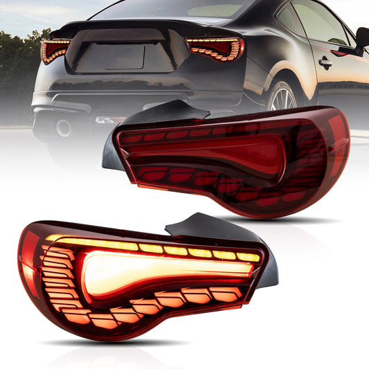 VLAND LED Tail Lights 2012-2020 Fit Toyota 86 GT86 & Fit Subaru BRZ & Fit Scion FRS Aftermarket Rear Lamps