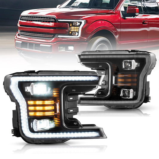 VLAND LED Headlights Fit Ford F150 13th Gen 2018 2009 2020 Front lights Assembly