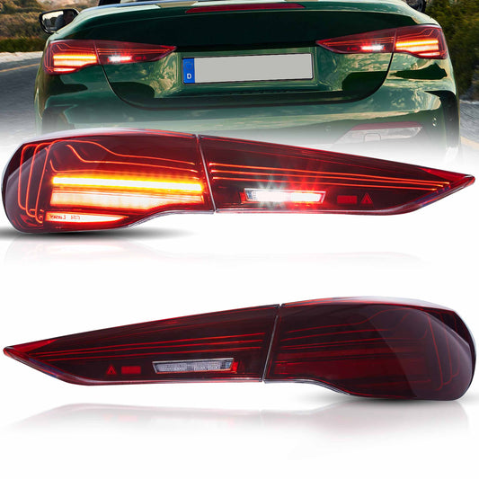 VLAND LED Laser Taillights For 2020-2024 Fit BMW 4-Series G22/G23/G26