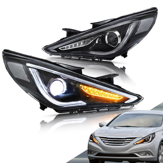 VLAND LED Headlights 2011-2014 Fit Hyundai Sonata Except Hybrid Models