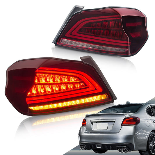 VLAND LED Tail Lights 2015-2021 Fit Subaru WRX / WRX STI Aftermarket Rear Lights