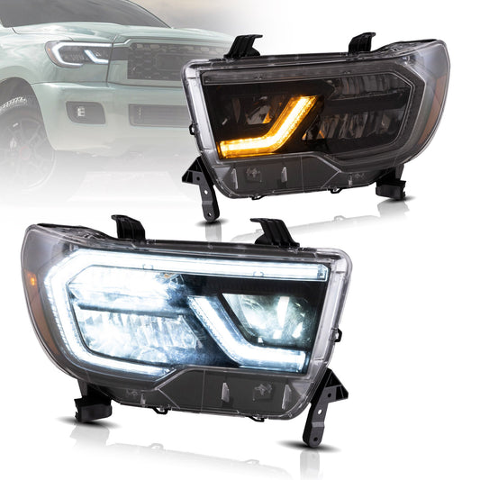 VLAND LED Headlights Fit Toyota Tundra 2007-2013 /Sequoia 2008-2020