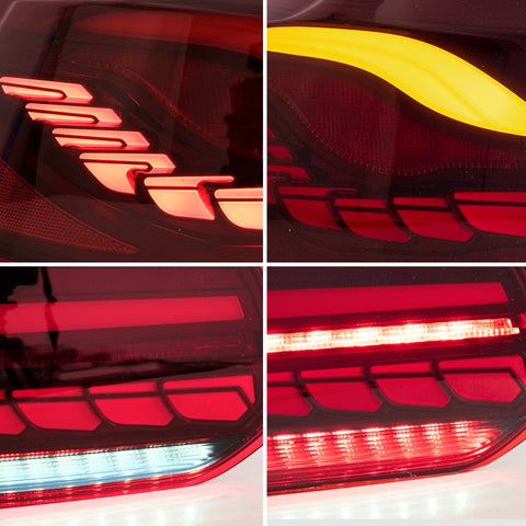 VLAND OLED Tail lights Fit Volkswagen Golf 6 MK6 2009-2014 With Sequential