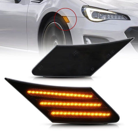 VLAND LED Side Marker Lights 2012-2020 Fit Subaru BRZ, Scion FR-S and Fit Toyota GT86