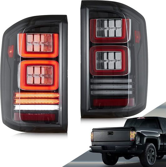 VLAND LED Tail lights 2014-2018 Fit Chevrolet Silverado 1500 2500HD 3500HD