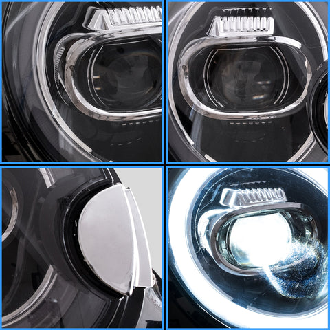 VLAND LED Headlights Fit Mini Cooper R55 R56 R57 R58 R59 2007-2013