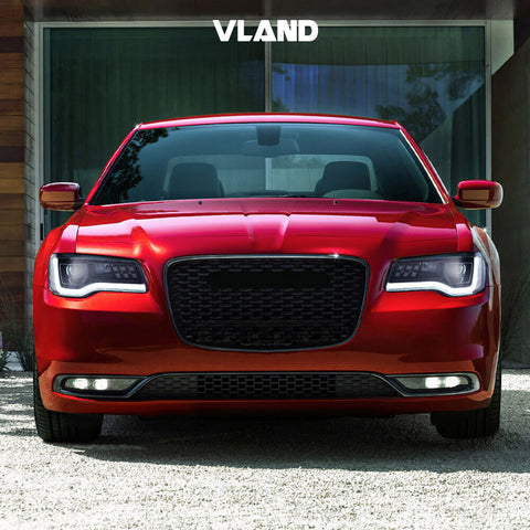 VLAND LED Projector Headlights 2011–2023 Fit Chrysler 300