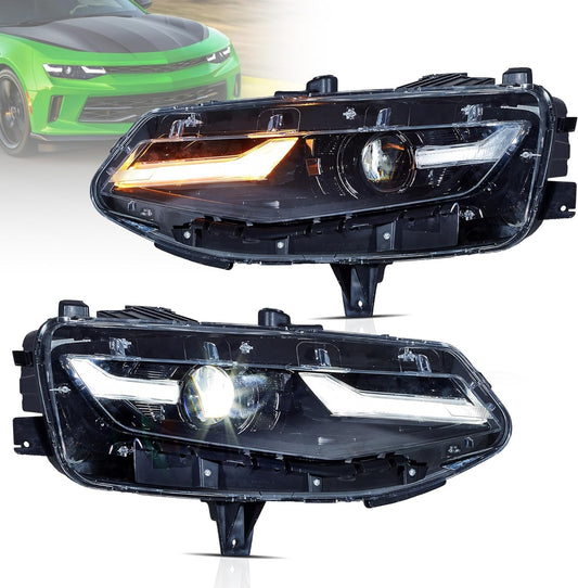 VLAND LED Headlights Fit Chevrolet Camaro 2019-2024