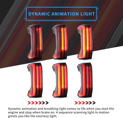 VLAND LED Taillights 2022-2024 Fit Toyota Tundra W/Start-up Animation