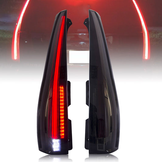 VLAND LED Tail Lights 2007-2014 Fit Cadillac Escalade / ESV Rear Lamp Assembly