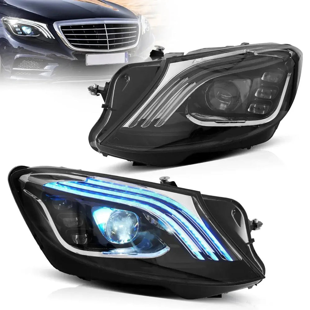 VLAND LED Headlights 2014-2017 Fit Mercedes Benz S-Class Sedan W222