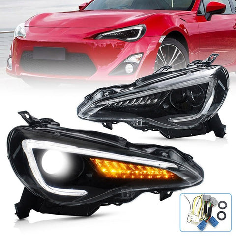 VLAND 1 Pair Headlights And Tail Lights For 2013-2016 Scion FR-S 2017-2020 Toyota 86 2013-2020 Subaru BRZ