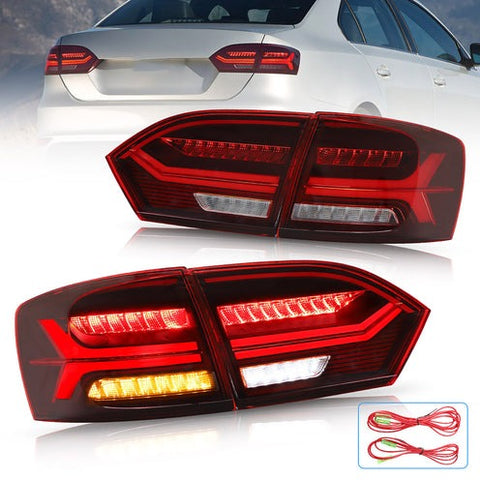 VLAND Headlights With Demon Eye and Tail Lights For Volkswagen VW Jetta / Sagitar (NOT GLI) 2012-2018