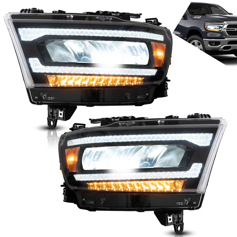 VLAND Full LED Headlights Fit Toyota Tacoma 2016-2023