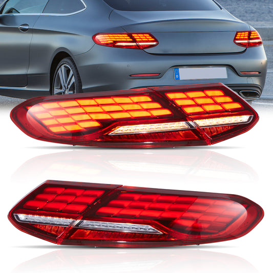 VLAND LED Taillights 2017–2023 Fit Mercedes-Benz C-Class Coupe/Cabriolet A205/C205 NOT FOR Sedan