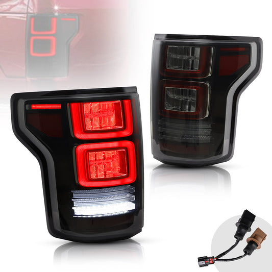 VLAND LED Tail Lights Fit Ford F150 2015-2020 Aftermarket Rear lamps assembly