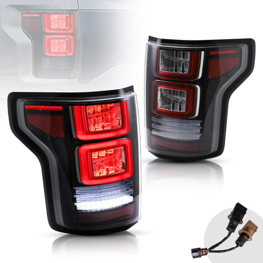 VLAND LED Tail Lights Fit Ford F150 2015-2020 Aftermarket Rear lamps assembly