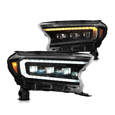 VLAND LED Projector Headlights 2019-2023Fit Ford Ranger North American Edition