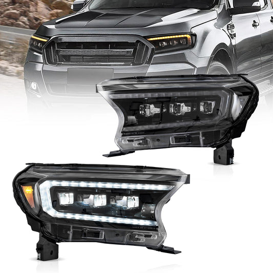 VLAND LED Projector Headlights 2019-2023Fit Ford Ranger North American Edition